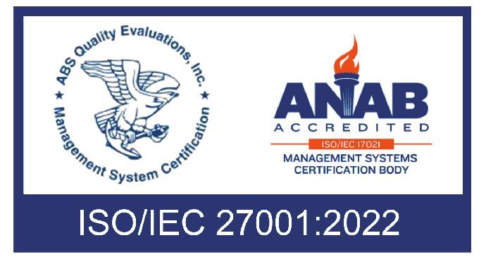 ISO/IEC 27001:2022 — ABS Quality Evaluations / ANAB Accredited